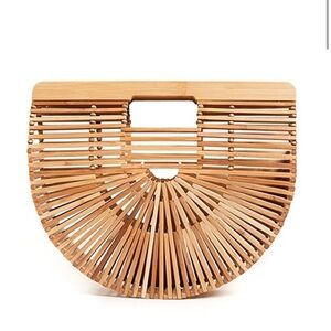 Cult Gaia Small Wooden Arc Bag